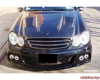 Carbonado PCF WI Style Hood Bonnet Mercedes-Benz W209 CLK | W203 C55 AMG 2003-2008 - PCF8490WI.H