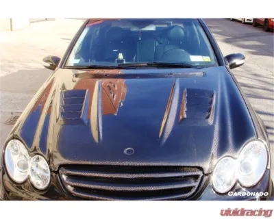 Carbonado PCF WI Style Hood Bonnet Mercedes-Benz W209 CLK | W203 C55 AMG 2003-2008 - PCF8490WI.H