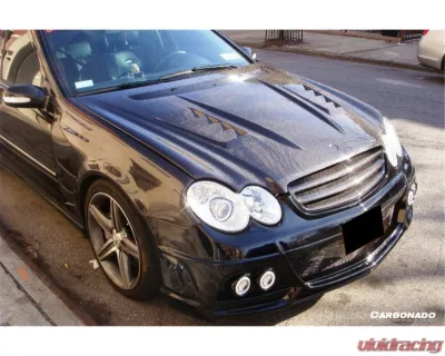 Carbonado PCF WI Style Hood Bonnet Mercedes-Benz W209 CLK | W203 C55 AMG 2003-2008 - PCF8490WI.H