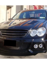 Carbonado FRP WI Style Front Bumper w/ Led Light Mercedes-Benz W203 C55 AMG 2005-2007                                     - 8490WI - Image 7