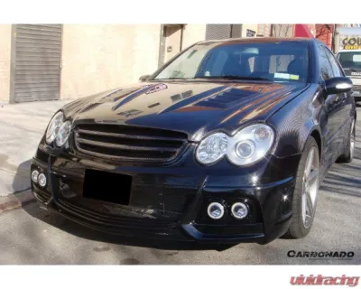 Carbonado FRP WI Style Front Bumper w/ Led Light Mercedes-Benz W203 C55 AMG 2005-2007 - 8490WI
