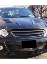 Carbonado FRP WI Style Front Bumper w/ Led Light Mercedes-Benz W203 C55 AMG 2005-2007                                     - 8490WI - Image 7