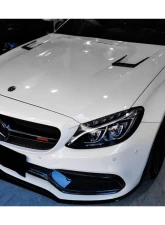 Mercedes-Benz Carbonado FRP BKSS Style Hood for C-Class W205 C63S AMG 2015-2021                                     - 8502BKSS2-H - Image 13