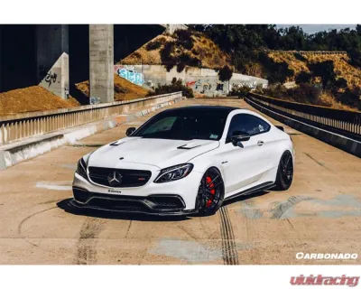 Mercedes-Benz Carbonado FRP BKSS Style Hood for C-Class W205 C63S AMG 2015-2021 - 8502BKSS2-H