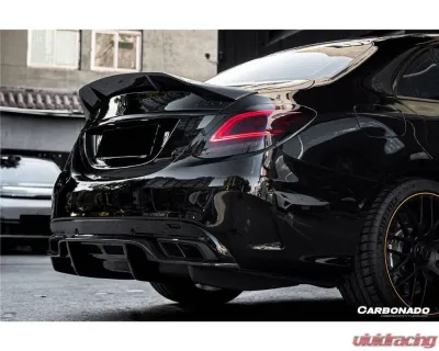Mercedes-Benz C-Class 2015-2021 Carbonado FRP RT Style Trunk Spoiler CF8502RT.TS - 8502RT.TS