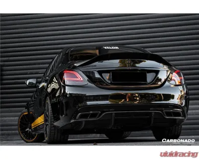 Mercedes-Benz C-Class 2015-2021 Carbonado FRP RT Style Trunk Spoiler CF8502RT.TS - 8502RT.TS