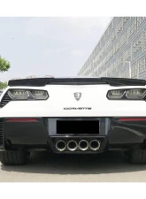 Carbonado FRP Z06 Style Rear Full Body Kit Chevrolet Corvette 2013-2019                                     - 8994OE Rear Full Body Kit - Image 8