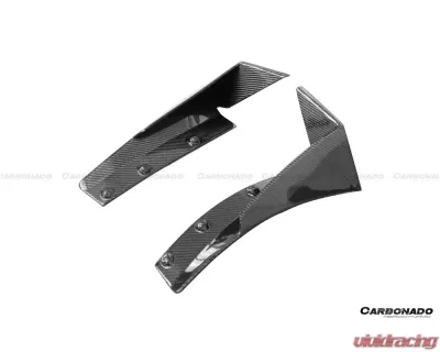 Carbonado CFRP Front Lip Winglets for Chevrolet Corvette C7/Z51/Z06 2013-2019 - CF8994Z06OEM3-CRD