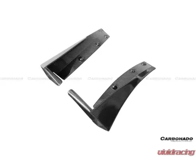 Carbonado CFRP Front Lip Winglets for Chevrolet Corvette C7/Z51/Z06 2013-2019 - CF8994Z06OEM3-CRD