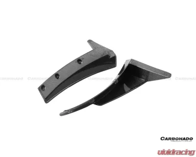 Carbonado CFRP Front Lip Winglets for Chevrolet Corvette C7/Z51/Z06 2013-2019 - CF8994Z06OEM3-CRD