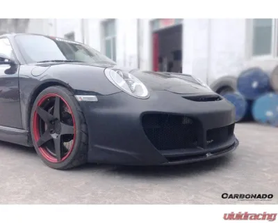 Carbonado Carbonado FRP TA Style Front Bumper with Lip for Porsche 911 997.2 2009-2012 - 9310TA