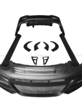 Carbonado FRP WD Style Wide Full Body Kit for 2010-2013 Porsche Panamera 970.1                                     - 9312WD-FBK - Image 20