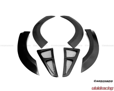 Carbonado FRP WD Style Wide Full Body Kit for 2010-2013 Porsche Panamera 970.1 - 9312WD-FBK