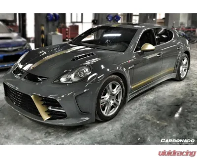 Carbonado FRP MSY Style Full Wide Body Kit for 2010-2013 Porsche Panamera 970.1 - 9312WMSY-FBK