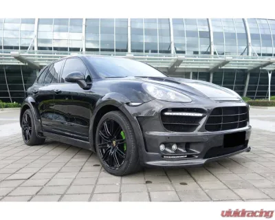Carbonado FRP HM Style Full Wide Body Kit for Porsche Cayenne 2011-2014 958.1 - 9313HMW-FBK