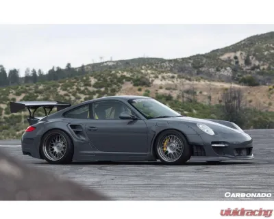 Carbonado Full Wide Body Kit for 2009-2012 Porsche 911 997.2 Turbo S 4S FRP & PCF - 9318LB-FB-FBK