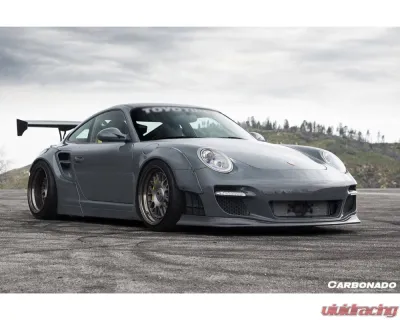 Carbonado Full Wide Body Kit for 2009-2012 Porsche 911 997.2 Turbo S 4S FRP & PCF - 9318LB-FB-FBK