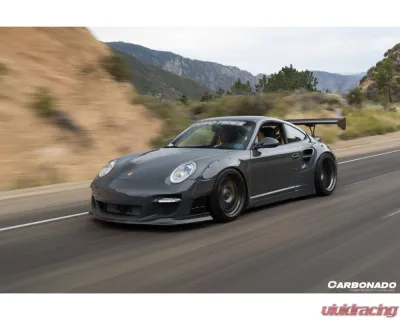 Carbonado Full Wide Body Kit for 2009-2012 Porsche 911 997.2 Turbo S 4S FRP & PCF - 9318LB-FB-FBK