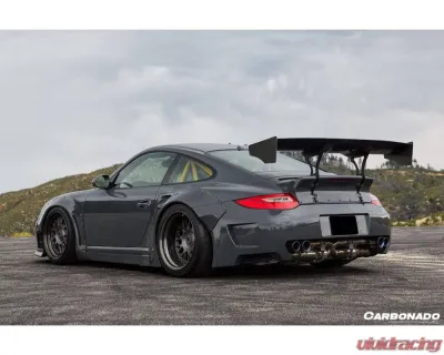 Carbonado Full Wide Body Kit for 2009-2012 Porsche 911 997.2 Turbo S 4S FRP & PCF - 9318LB-FB-FBK