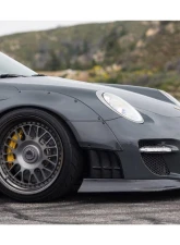 Carbonado FRP DE Style Wide Body Fender Flare for Porsche 911/997.2 Turbo & S 2009-2012                                     - 9318LB-FWFF-SET - Image 3