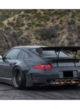 Carbonado FRP DE Style Wide Body Fender Flare for Porsche 911/997.2 Turbo & S 2009-2012                                     - 9318LB-FWFF-SET - Image 5