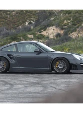 Carbonado FRP DE Style Wide Body Fender Flare for Porsche 911/997.2 Turbo & S 2009-2012                                     - 9318LB-FWFF-SET - Image 9