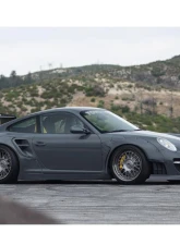 Carbonado FRP DE Style Wide Body Fender Flare for Porsche 911/997.2 Turbo & S 2009-2012                                     - 9318LB-FWFF-SET - Image 10