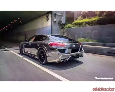 Carbonado FRP WD Style Wide Full Body Kit for 2014-2016 Porsche Panamera 970.2 - 9319WD-FB-FBK