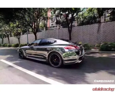 Carbonado FRP WD Style Wide Full Body Kit for 2014-2016 Porsche Panamera 970.2 - 9319WD-FB-FBK