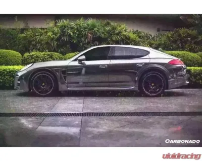 Carbonado FRP WD Style Wide Full Body Kit for 2014-2016 Porsche Panamera 970.2 - 9319WD-FB-FBK