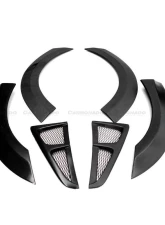 Carbonado FRP WD Style Wide Full Body Kit for 2014-2016 Porsche Panamera 970.2                                     - 9319WD-FB-FBK - Image 10