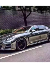 Carbonado Carbonado FRP WD Style Front Bumper with LED Lights for Porsche Panamera 2013-2016                                     - 9319WD-FB - Image 11