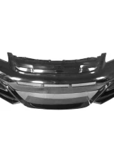 Carbonado Carbonado FRP WD Style Front Bumper with LED Lights for Porsche Panamera 2013-2016                                     - 9319WD-FB - Image 4