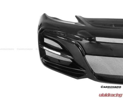 Carbonado Carbonado FRP WD Style Front Bumper with LED Lights for Porsche Panamera 2013-2016 - 9319WD-FB