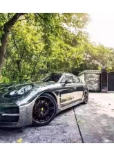 Carbonado Carbonado FRP WD Style Front Bumper with LED Lights for Porsche Panamera 2013-2016                                     - 9319WD-FB - Image 7