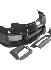 Carbonado DryPCF GT2RS Style Front Bumper & Fender Set for 2013-2019 Porsche 991 Turbo & S                                     - DryPCF9320GT2-FB-SET - Image 2