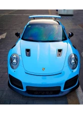 Carbonado DryPCF GT2RS Style Front Bumper & Fender Set for 2013-2019 Porsche 991 Turbo & S                                     - DryPCF9320GT2-FB-SET - Image 11