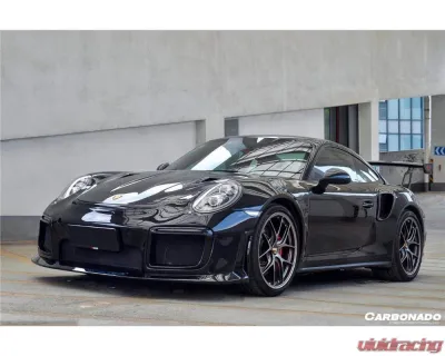 Carbonado DryPCF GT2RS Style Front Bumper & Fender Set for 2013-2019 Porsche 991 Turbo & S - DryPCF9320GT2-FB-SET