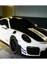 Carbonado DryPCF GT2RS Style Front Bumper & Fender Set for 2013-2019 Porsche 991 Turbo & S                                     - DryPCF9320GT2-FB-SET - Image 20