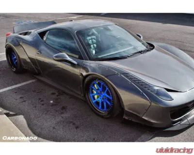 Ferrari 458 Coupe & Spyder 2010-2015 Carbonado DryPCF DE Style Aero Full Body Kit - DRYPCF9501LB Full Kit