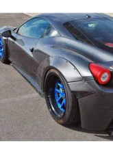 Ferrari 458 Coupe & Spyder 2010-2015 Carbonado DryPCF DE Style Aero Full Body Kit                                     - DRYPCF9501LB Full Kit - Image 16