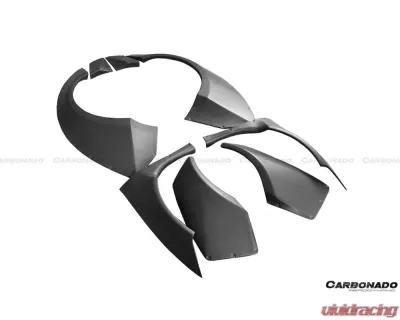 Ferrari 458 Coupe & Spyder 2010-2015 Carbonado DryPCF DE Style Aero Full Body Kit - DRYPCF9501LB Full Kit