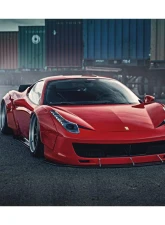 Ferrari 458 Coupe & Spyder 2010-2015 Carbonado DryPCF DE Style Aero Full Body Kit                                     - DRYPCF9501LB Full Kit - Image 9