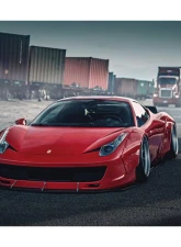 Ferrari 458 Coupe & Spyder 2010-2015 Carbonado DryPCF DE Style Aero Full Body Kit                                     - DRYPCF9501LB Full Kit - Image 10