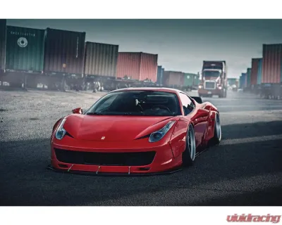 Ferrari 458 Coupe & Spyder 2010-2015 Carbonado DryPCF DE Style Aero Full Body Kit - DRYPCF9501LB Full Kit