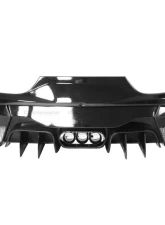 Carbonado FRP VRS Style Rear Bumper w/ Tips Ferrari 458 Italy| Spider 2010-2015                                     - 9501VRS-RB - Image 16