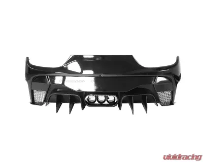 Carbonado FRP VRS Style Rear Bumper w/ Tips Ferrari 458 Italy| Spider 2010-2015 - 9501VRS-RB