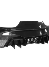Carbonado FRP VRS Style Rear Bumper w/ Tips Ferrari 458 Italy| Spider 2010-2015                                     - 9501VRS-RB - Image 7