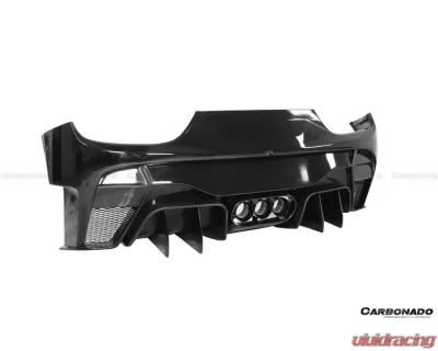 Carbonado FRP VRS Style Rear Bumper w/ Tips Ferrari 458 Italy| Spider 2010-2015 - 9501VRS-RB