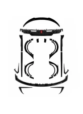 Carbonado ABSCF Turbo Style Wide Body Kit Tesla Model 3 2017-2023                                     - ABSCF-BF-TESLA3-WLK - Image 7